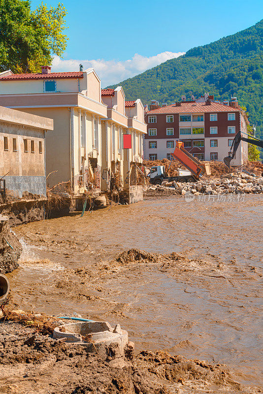 BOZKURT/KASTAMONU，土耳其洪灾